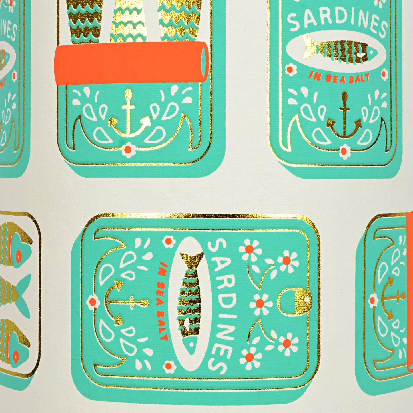 Sardine Can Gift Wrap Sheet