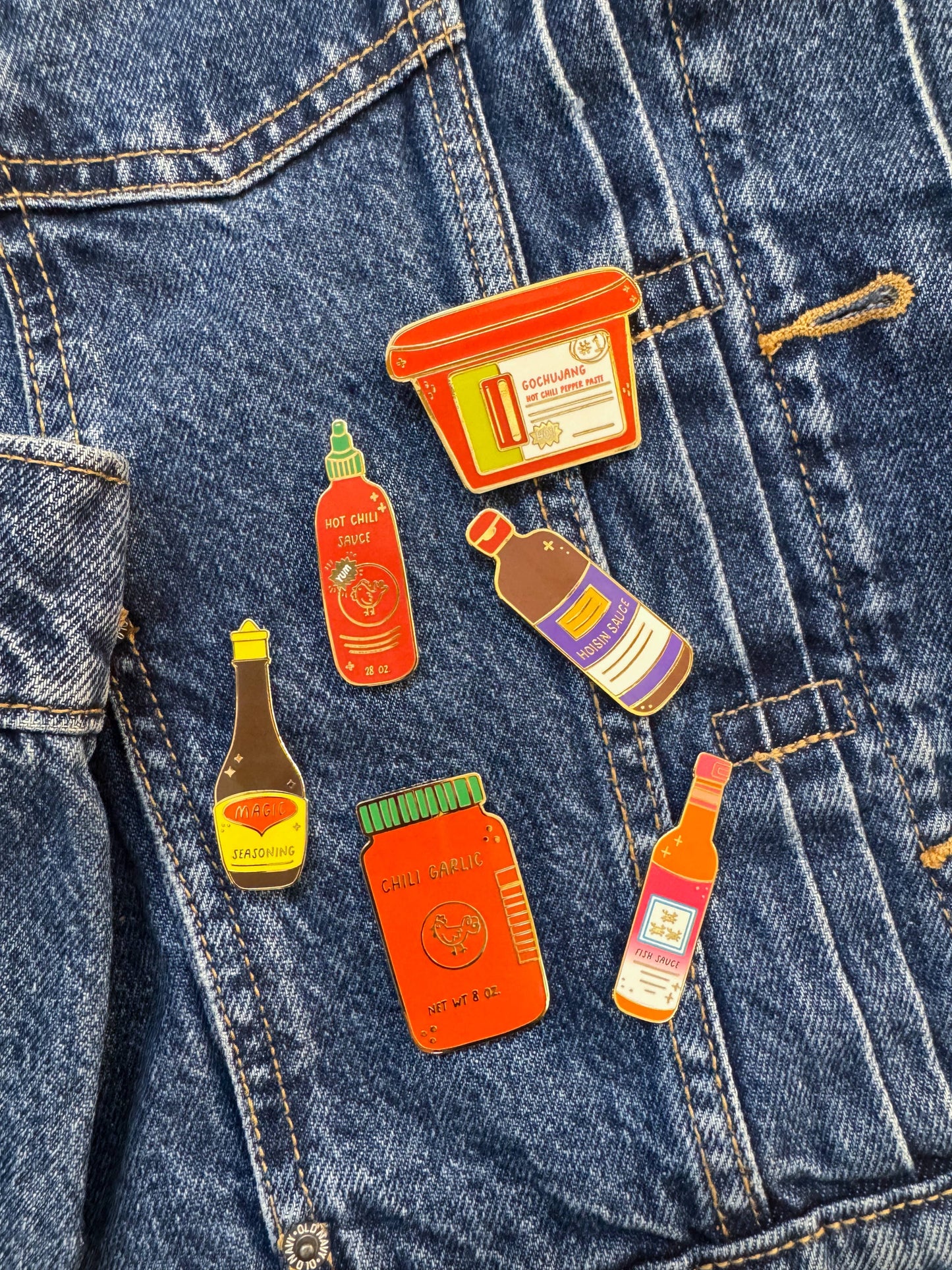 Gochujang Enamel Pin