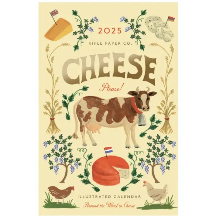 2025 Cheese Calendar