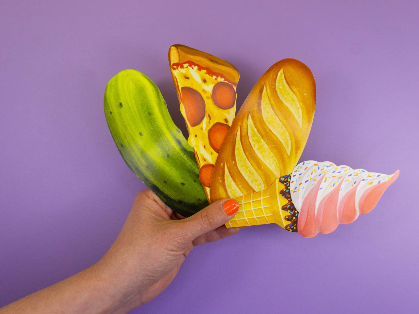 Pizza Die-Cut Bookmark