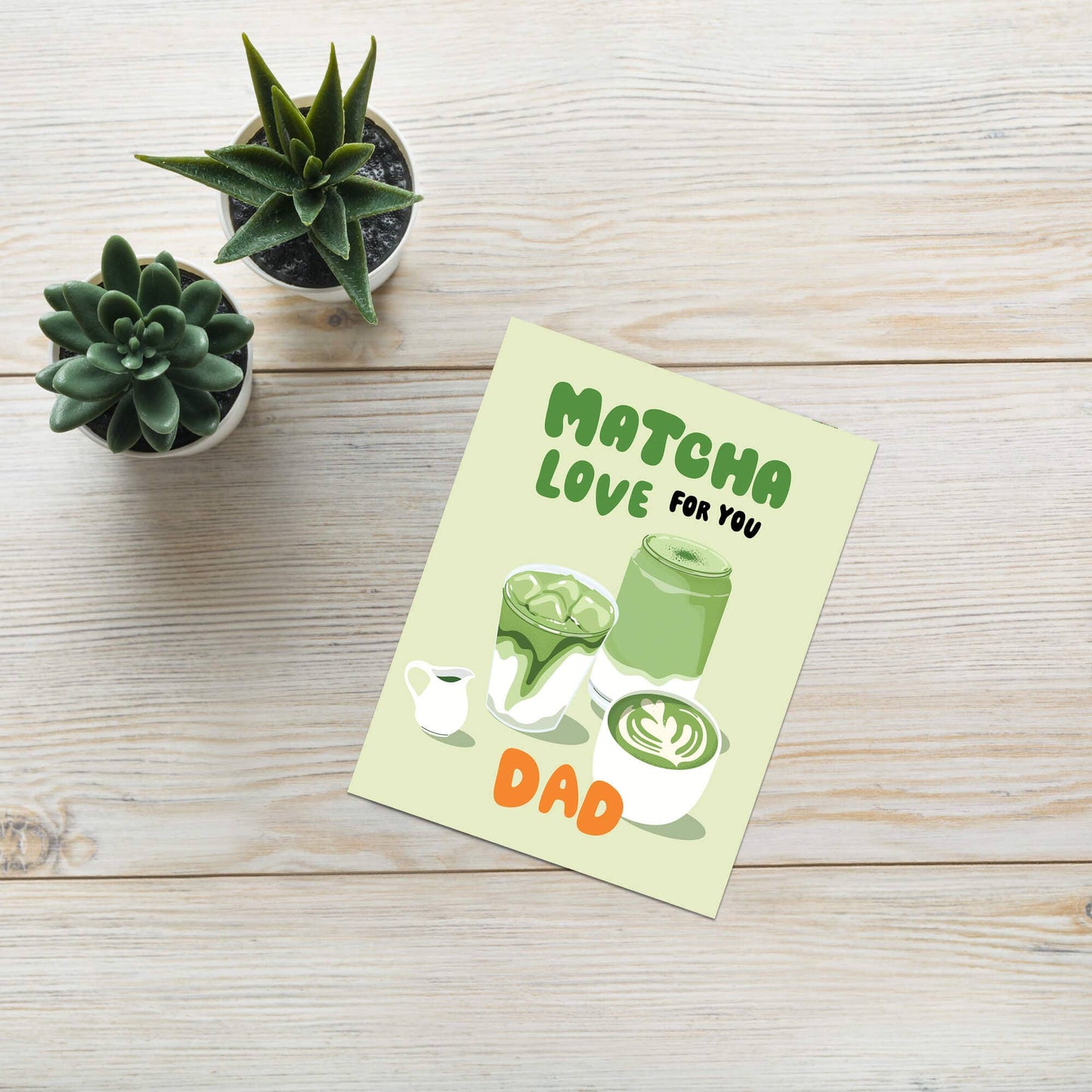 Matcha Father's Day Card