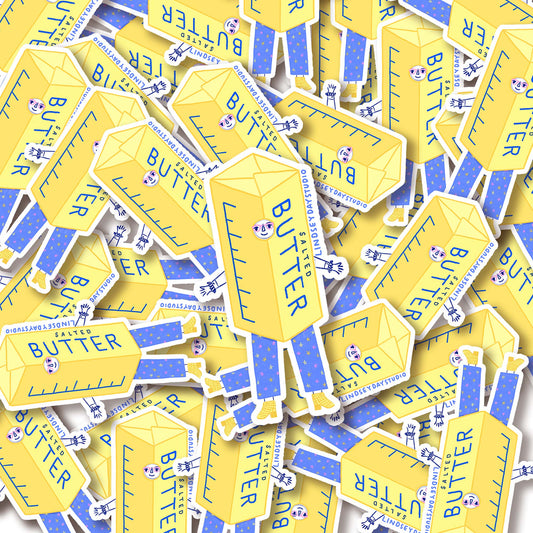 Butter Barb Sticker