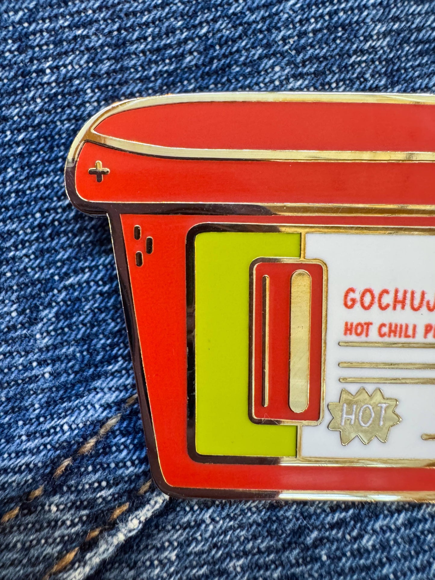 Gochujang Enamel Pin