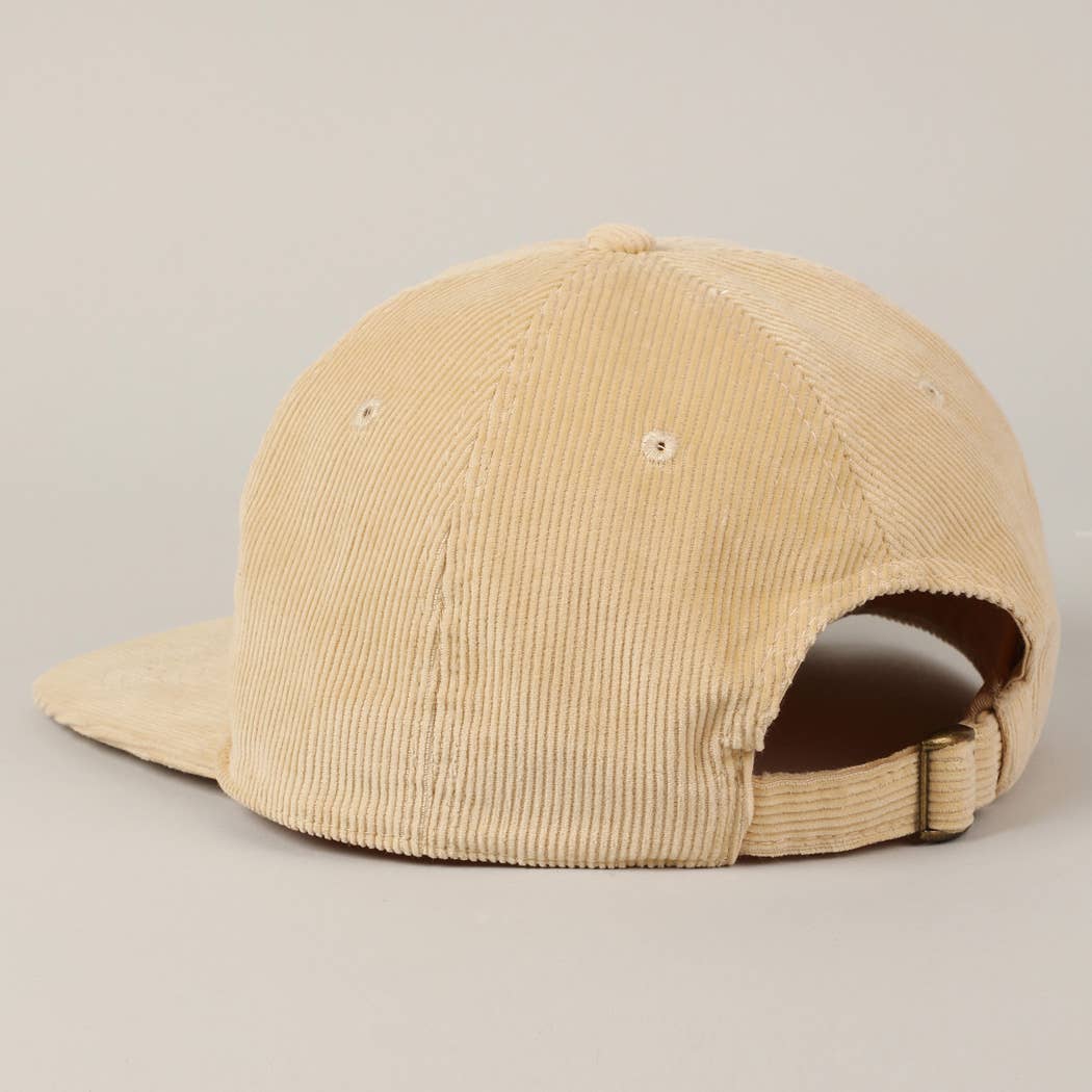 Peanut Butter Corduroy Hat