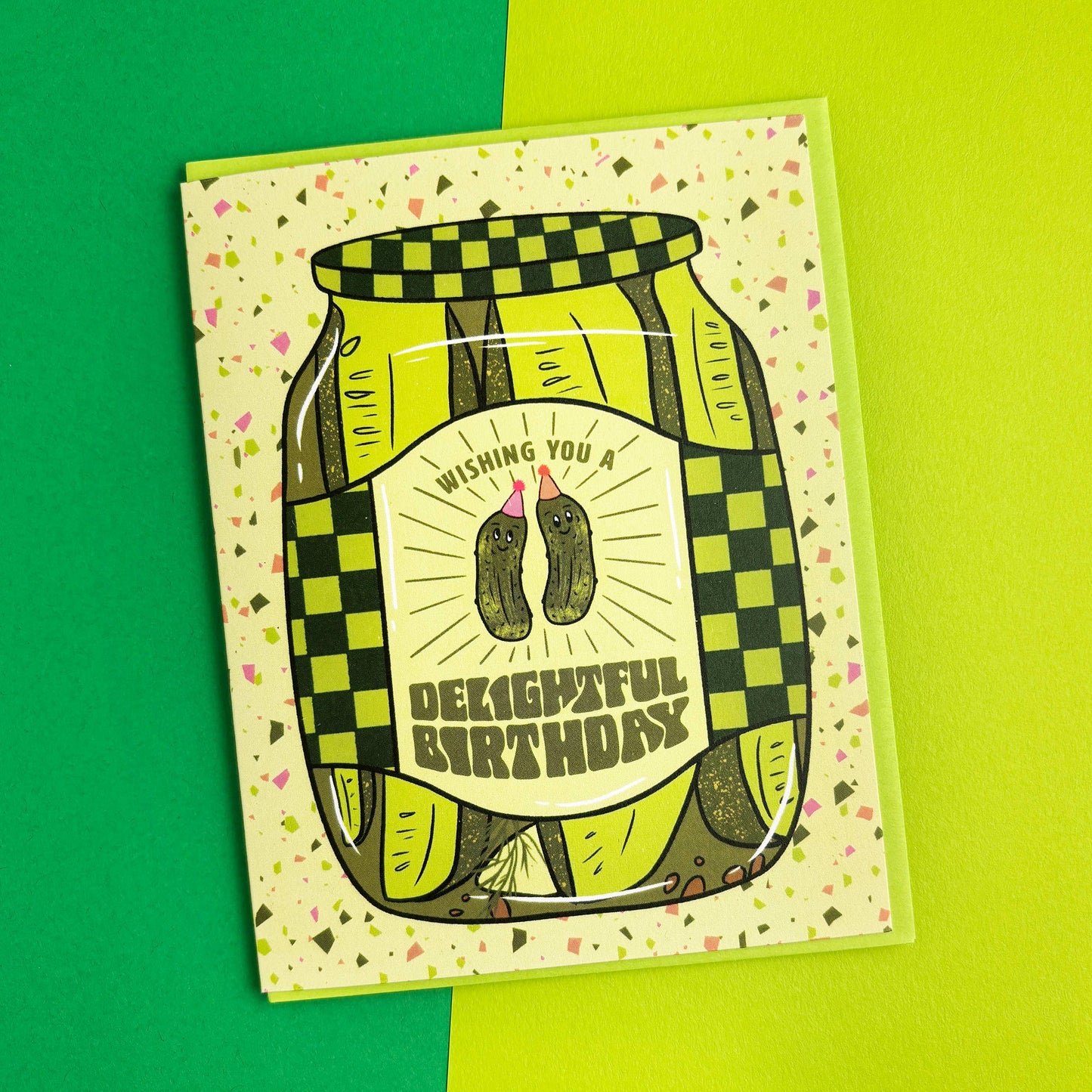 Pickle Jar Birthday Card