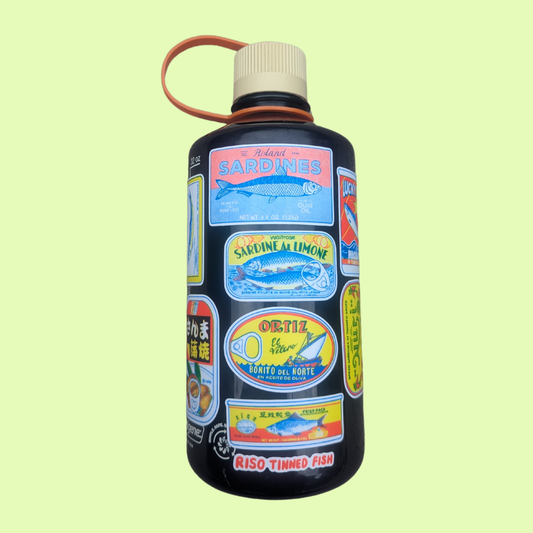 Tinned Fish Riso Sticker Sheet