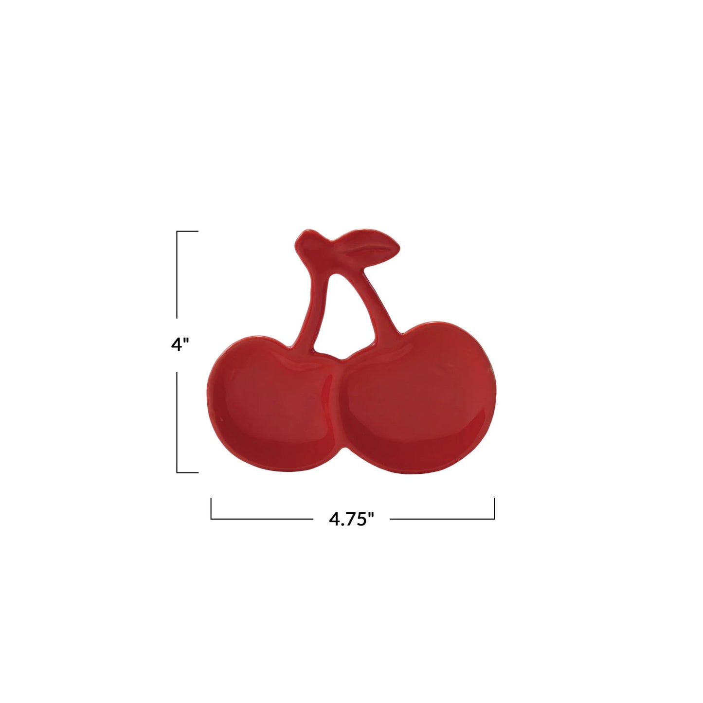 cherry dish with measurements