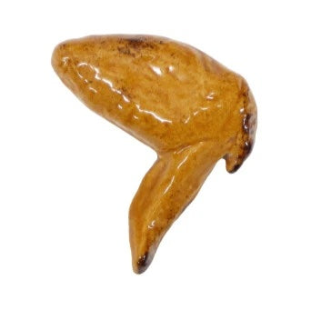 Chicken wing chopstick holder