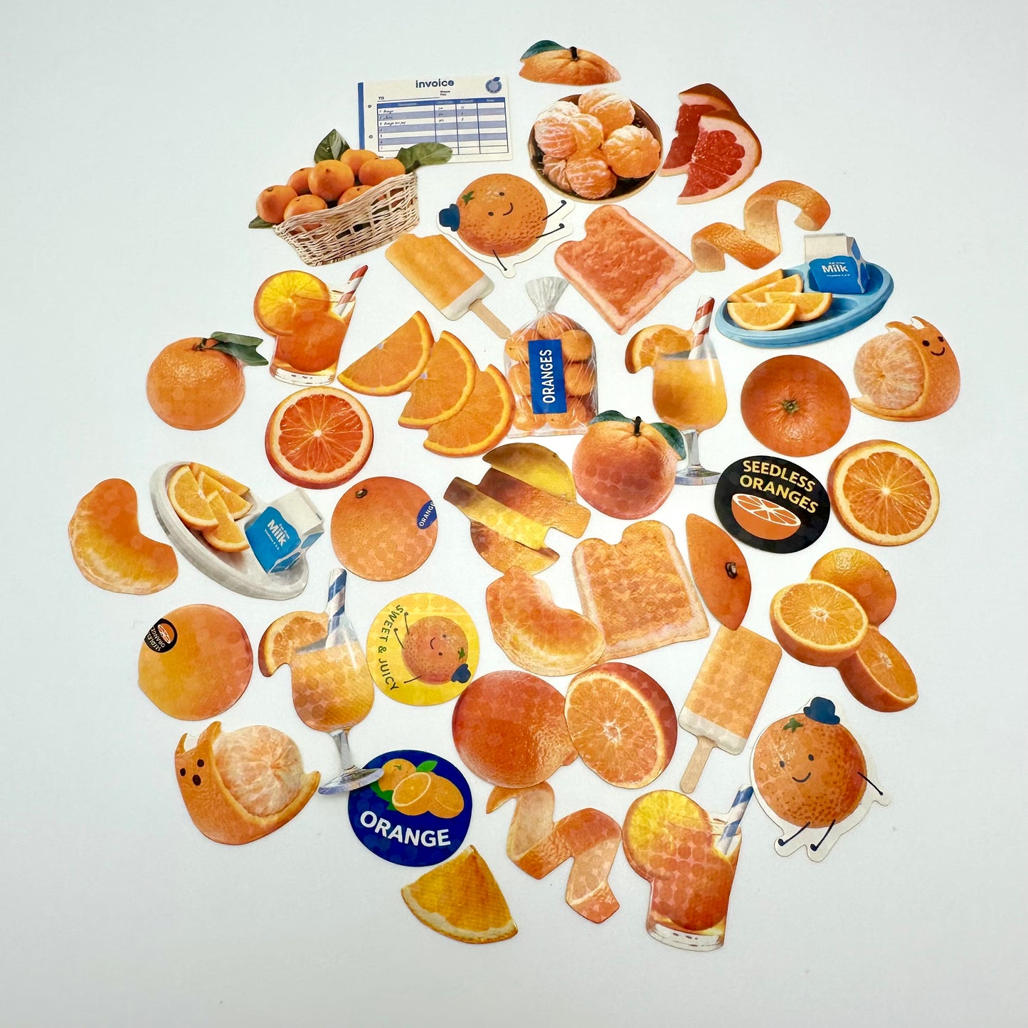 Mini Sticker Box: Mister Citrus Orange