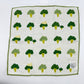 Hand towel with assorted broccoli