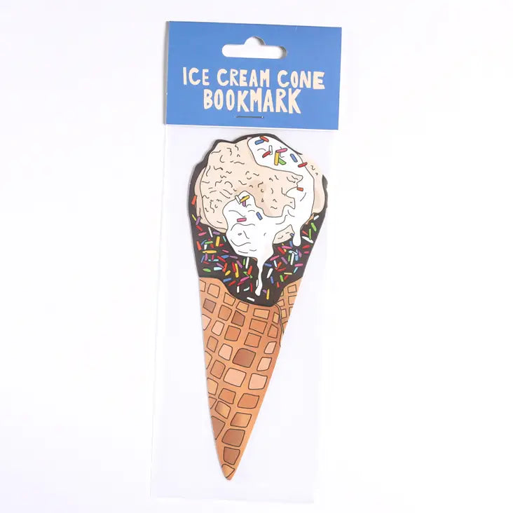 Ice cream cone bookmark packaging