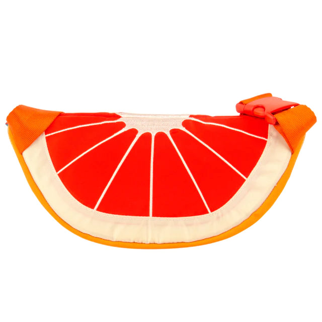Ruby red grapefruit fanny sling bag