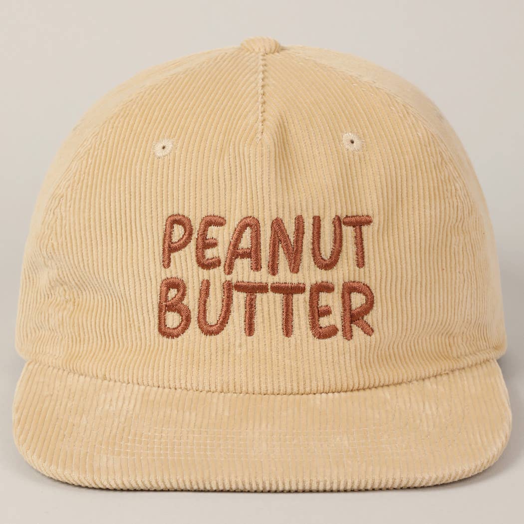 Peanut Butter Corduroy Hat