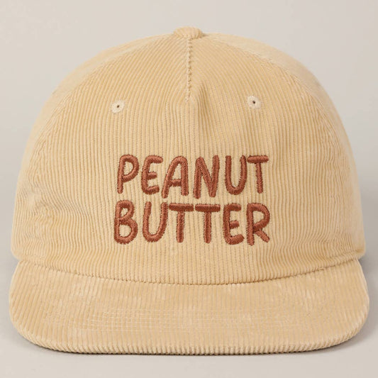 Peanut Butter Corduroy Hat