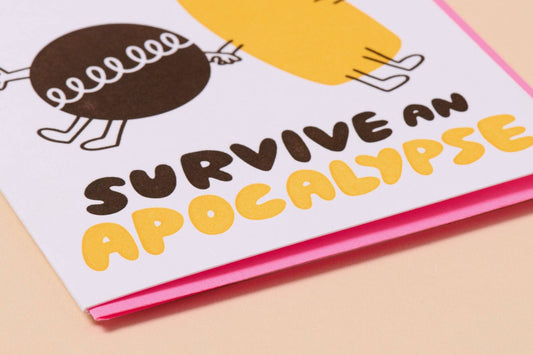 close up of the apocalypse twinkie love card