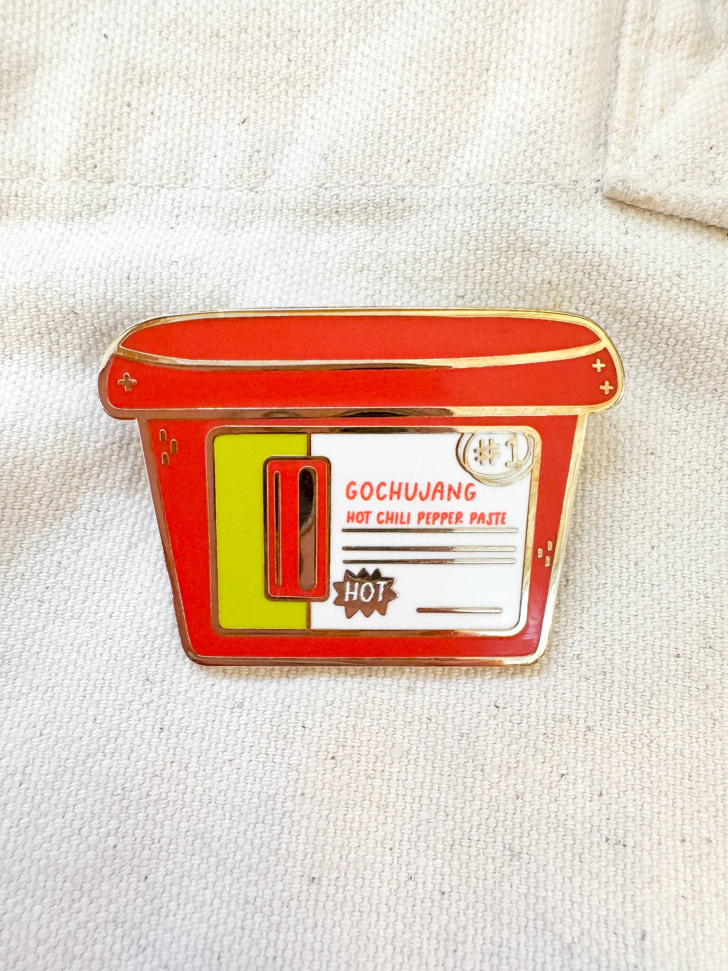 Gochujang Enamel Pin