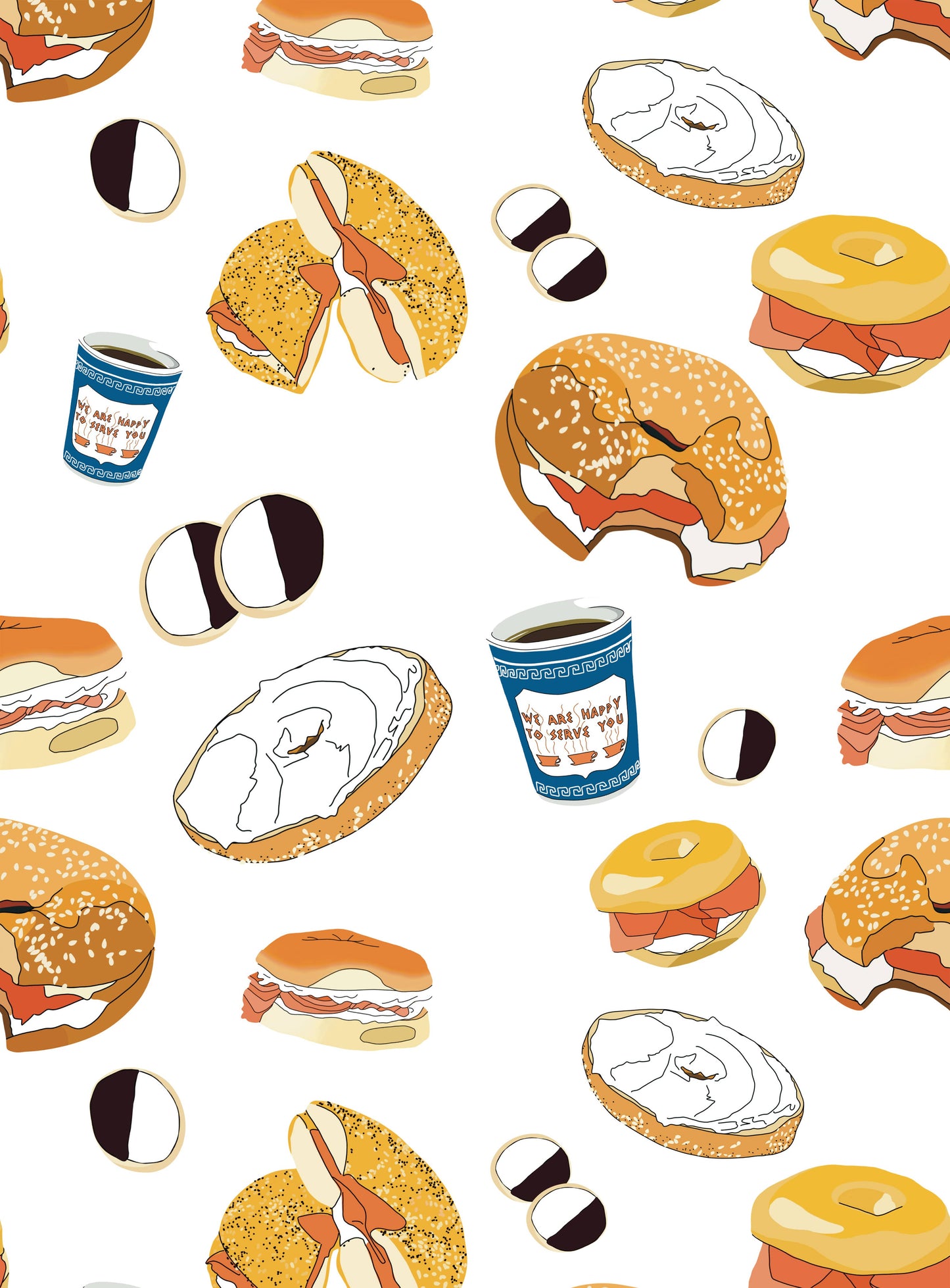Close up of just the artwork of the bag
