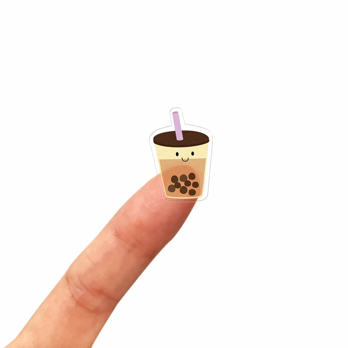 Single boba sticker from sticker sheet