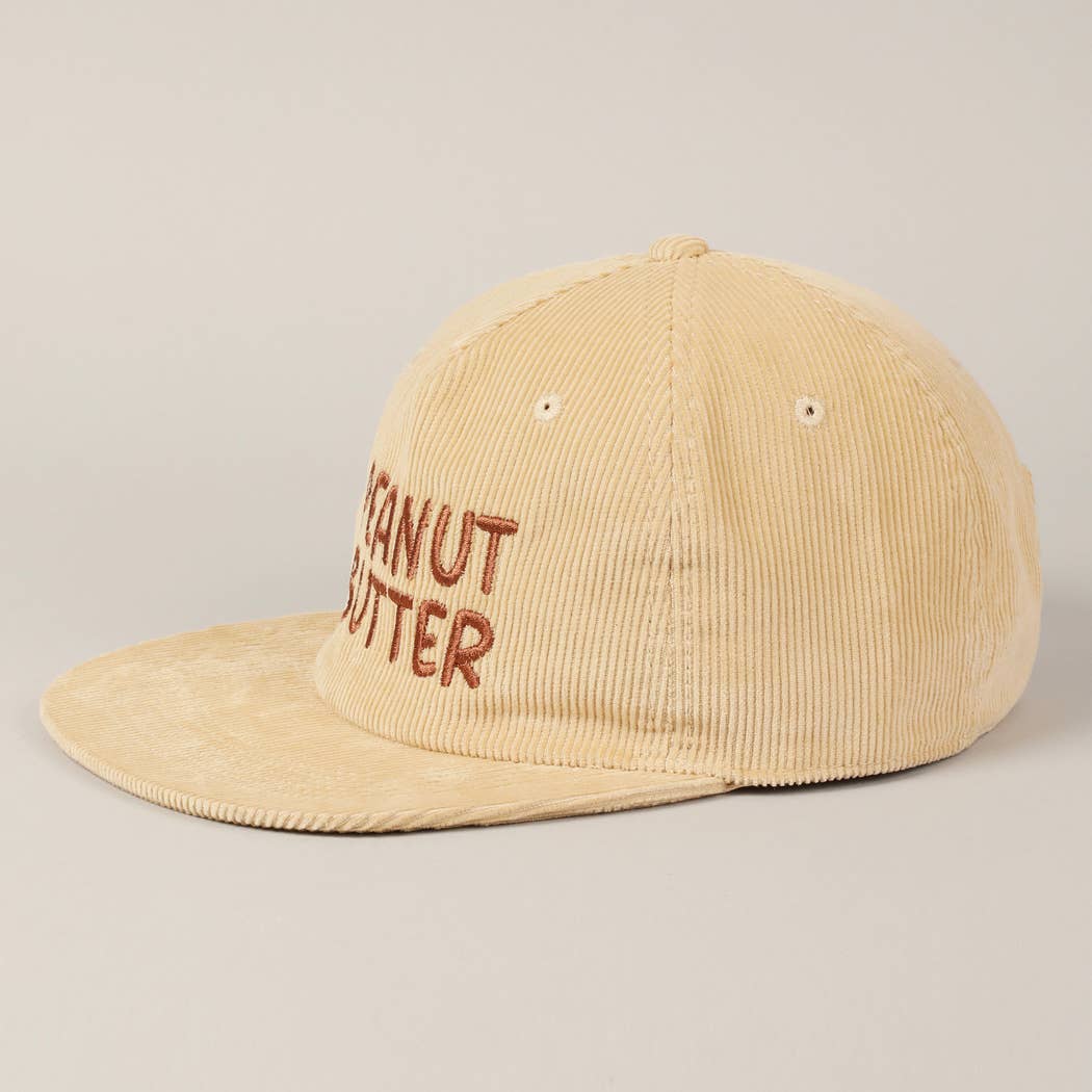 Peanut Butter Corduroy Hat