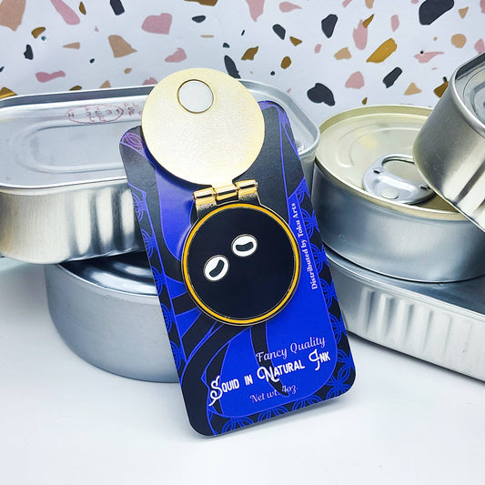 Tinned Squid Enamel Pin