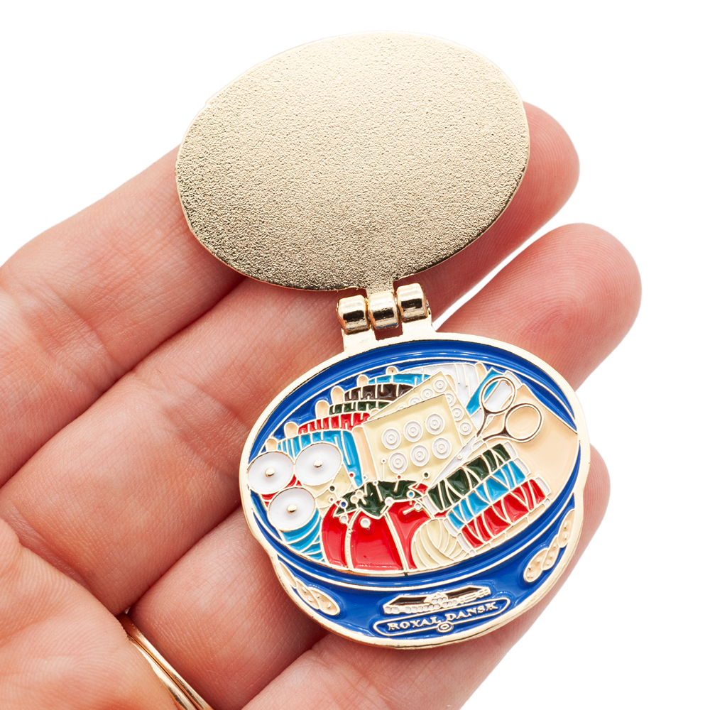 Grandma's Sewing Kit Needle Minder Magnet