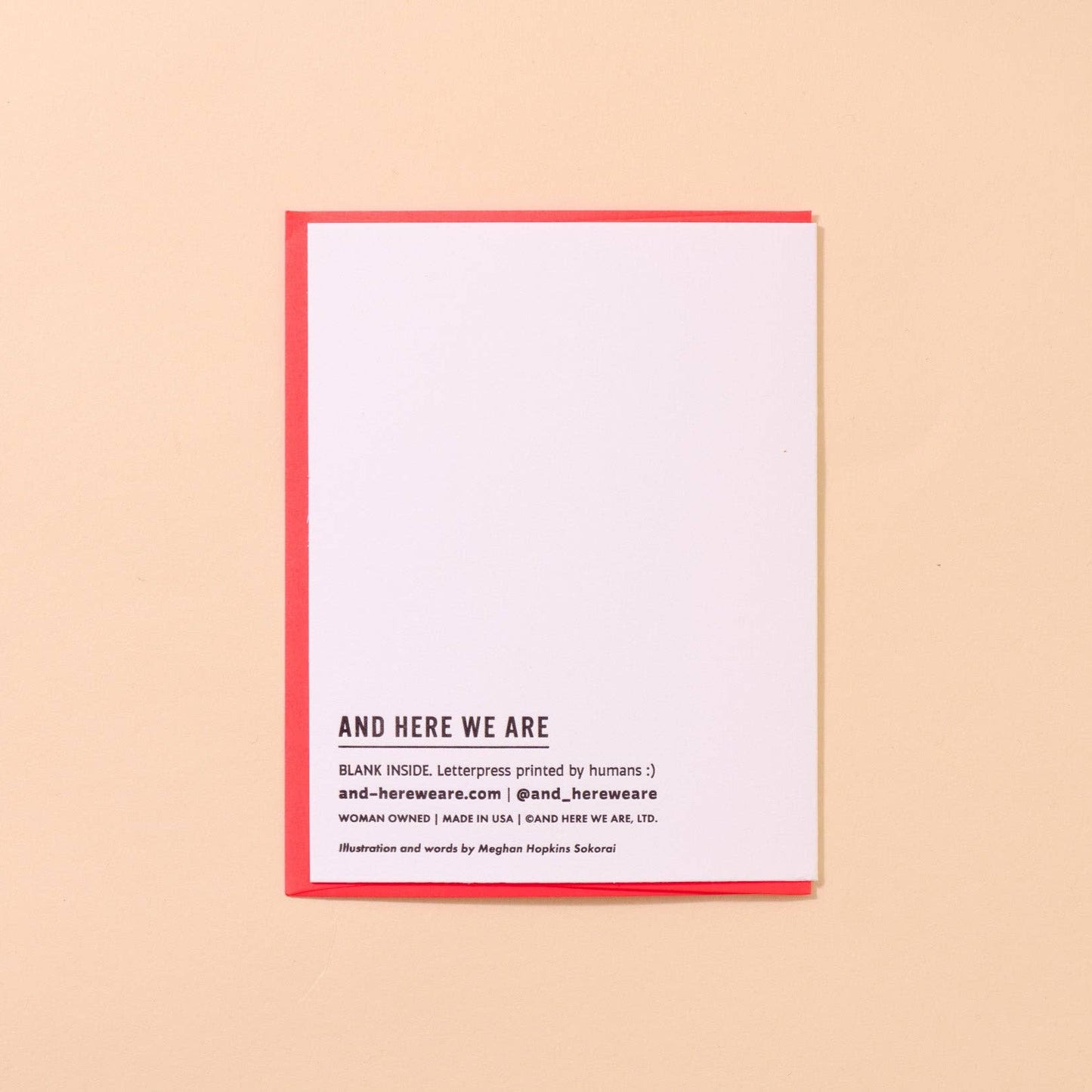 back of shrimply obsessed card