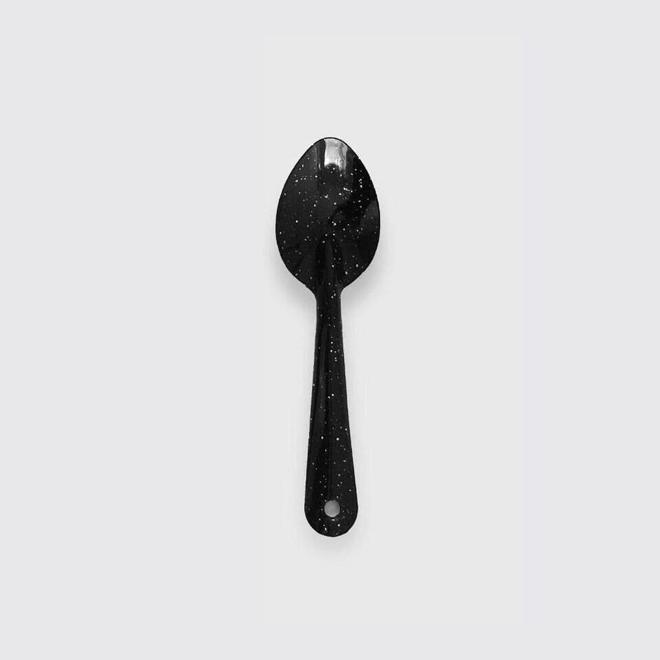 enamel spoon