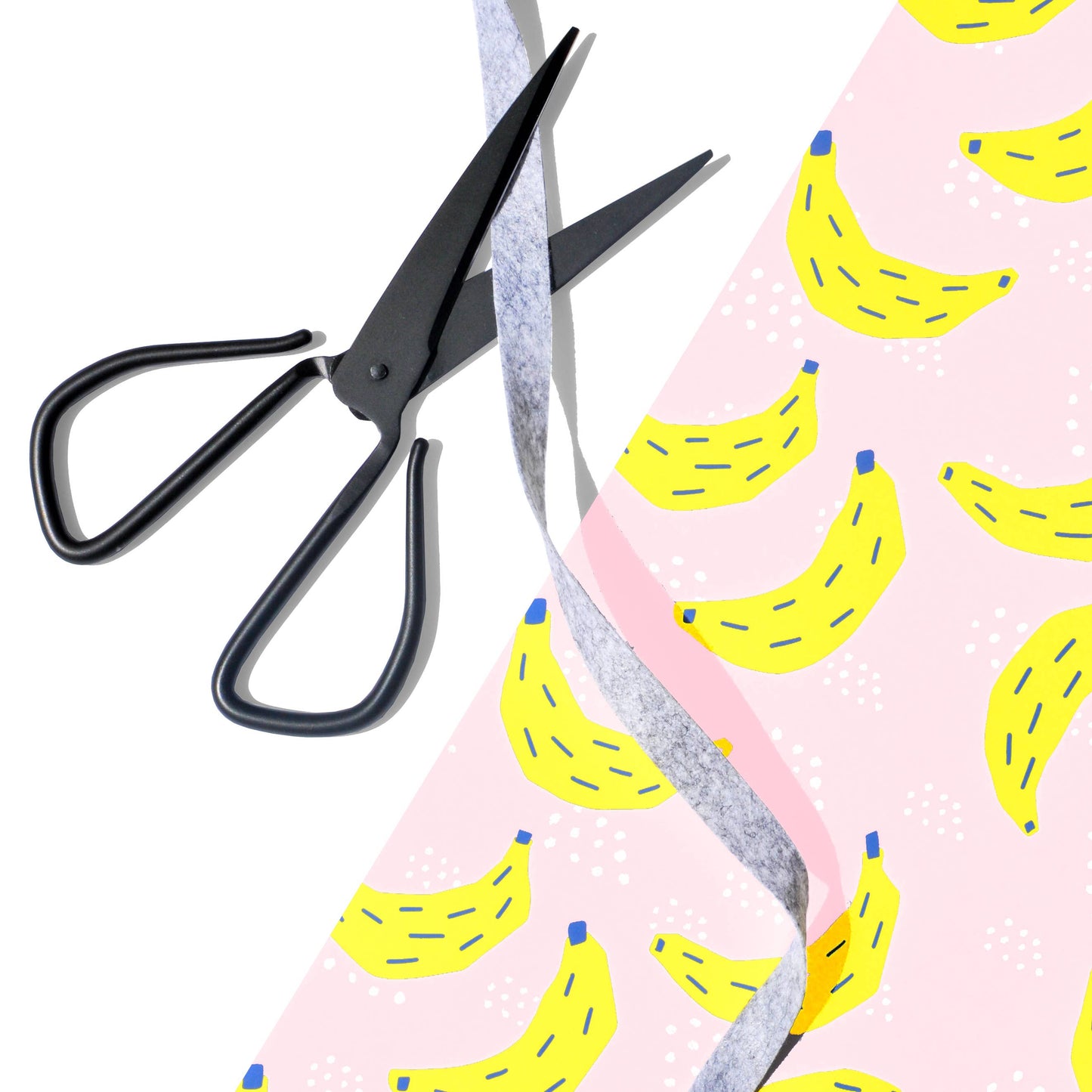 Close up of banana wrapping paper
