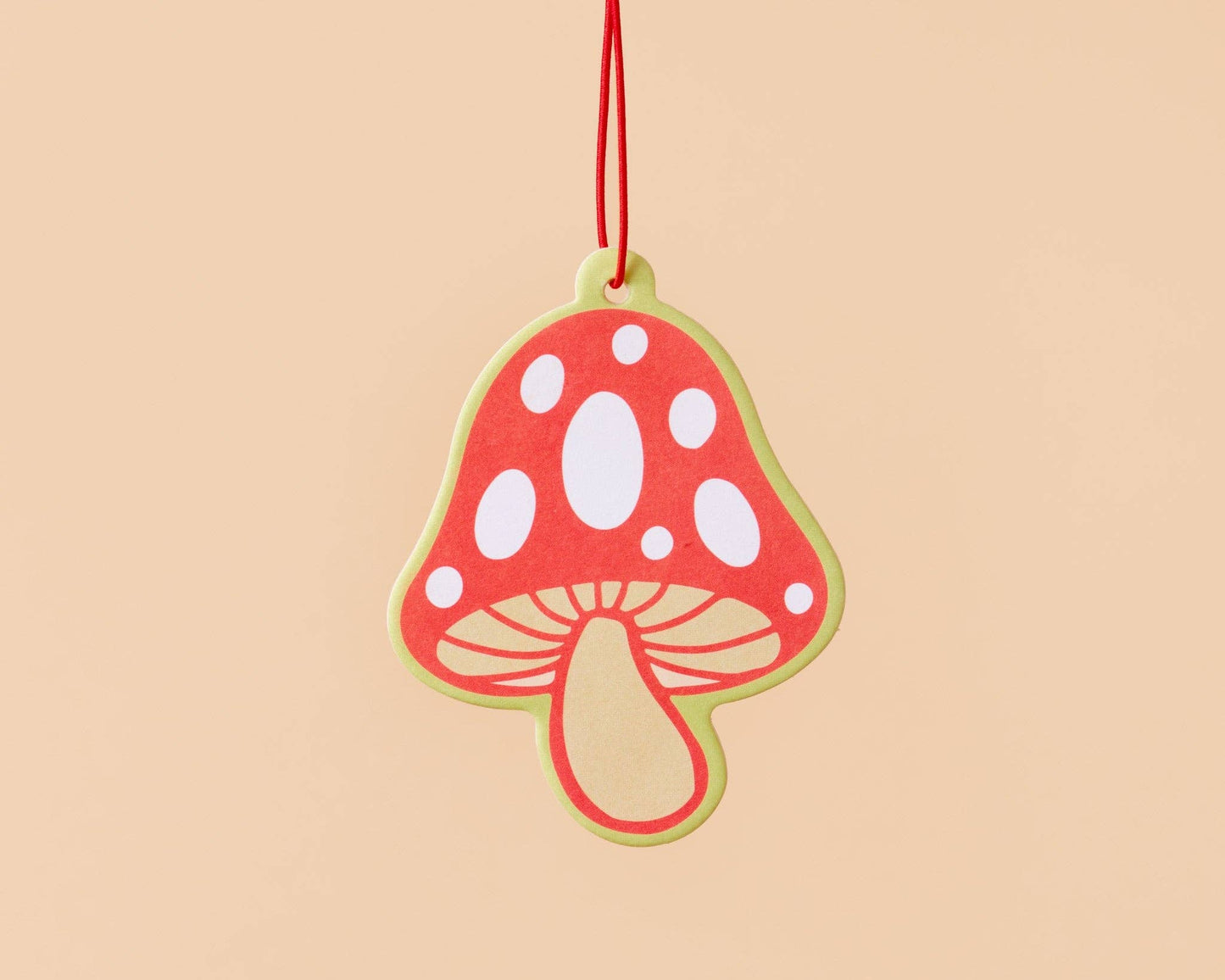 Toadstool mushroom air freshener -- meadow scented