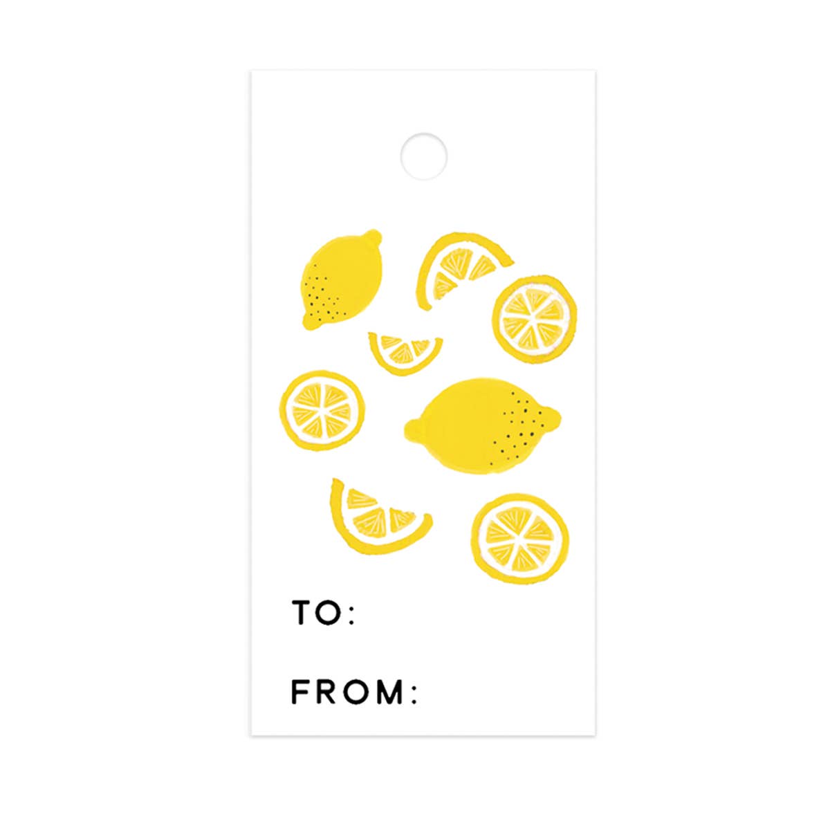 Lemon Gift Tag set of 10