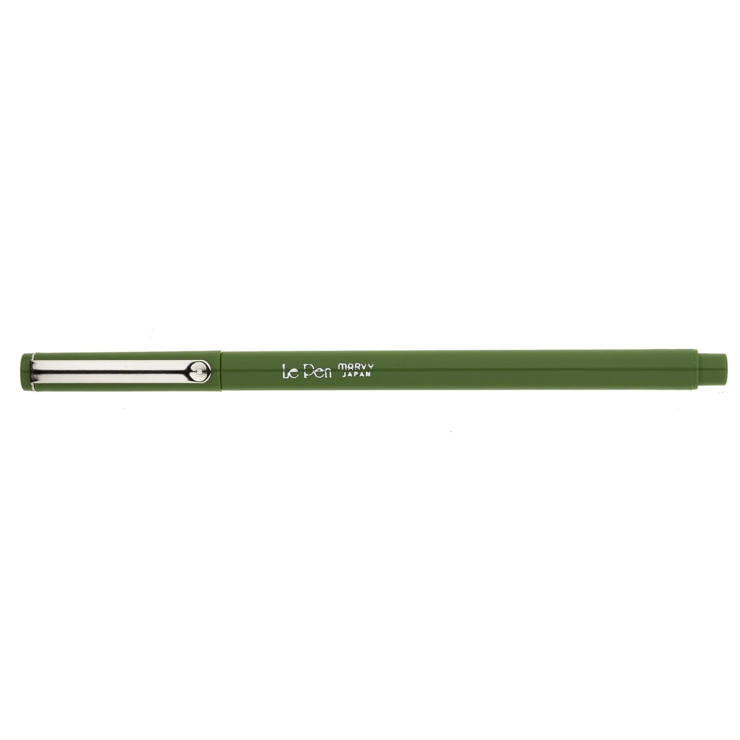 Le Pen fine tip colored pen - olive green
