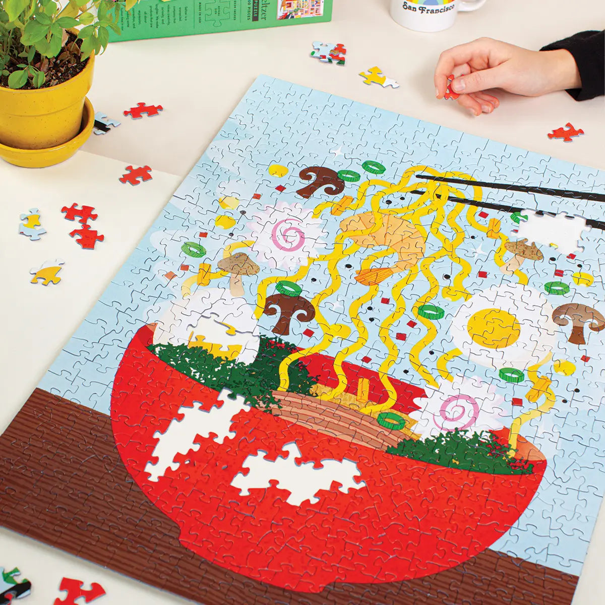 Ramen Puzzle 500 pieces completed