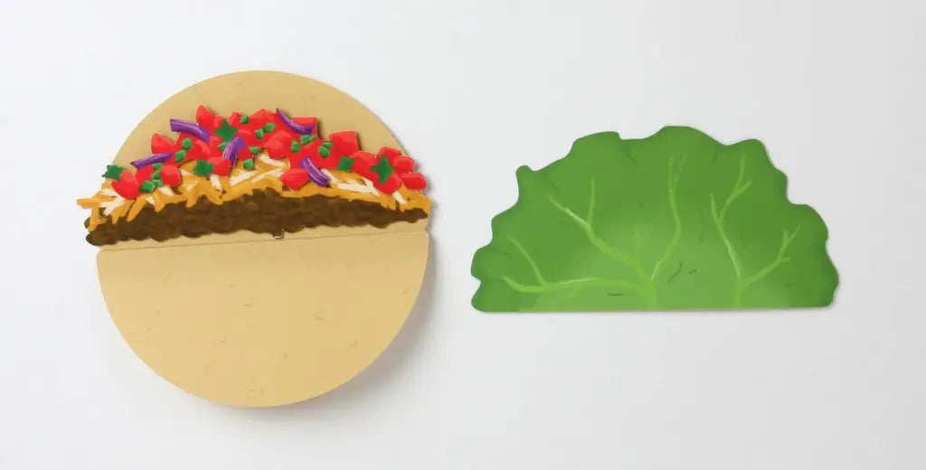 interactive taco note card