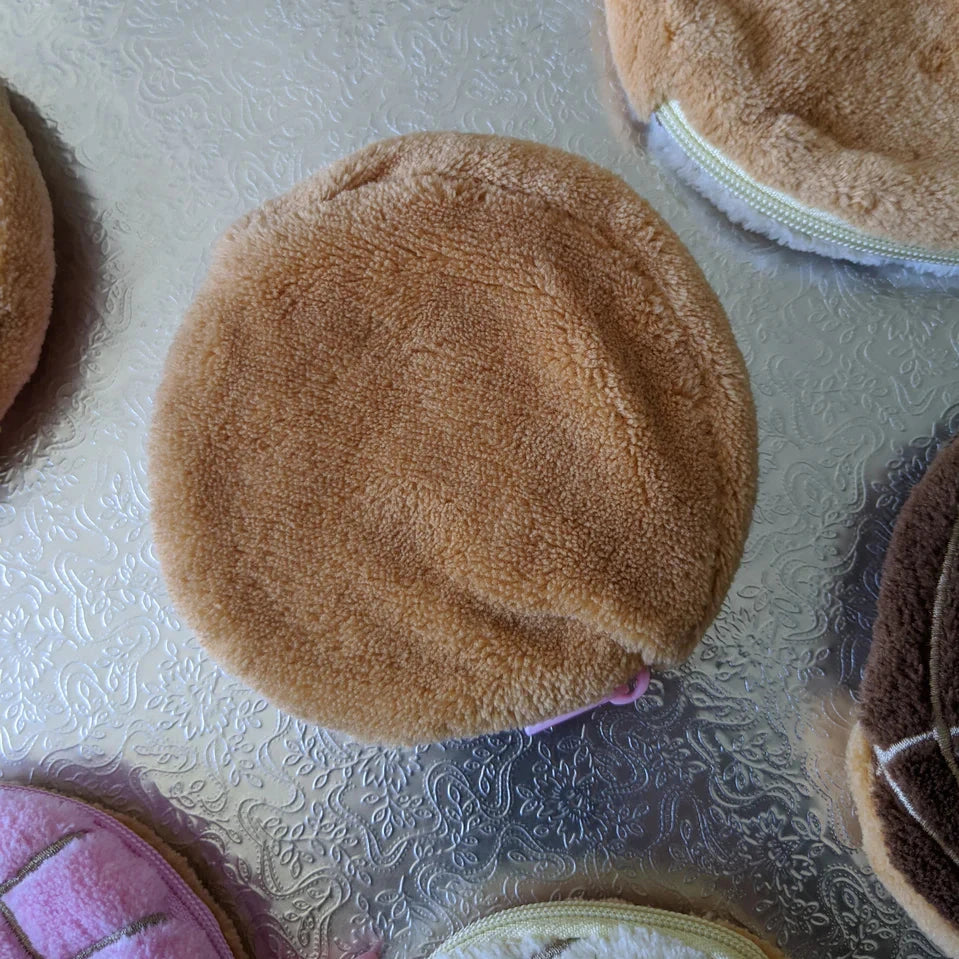 underside of pan dulce coin purse