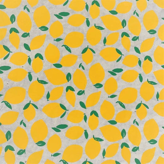 Lemon wrapping paper