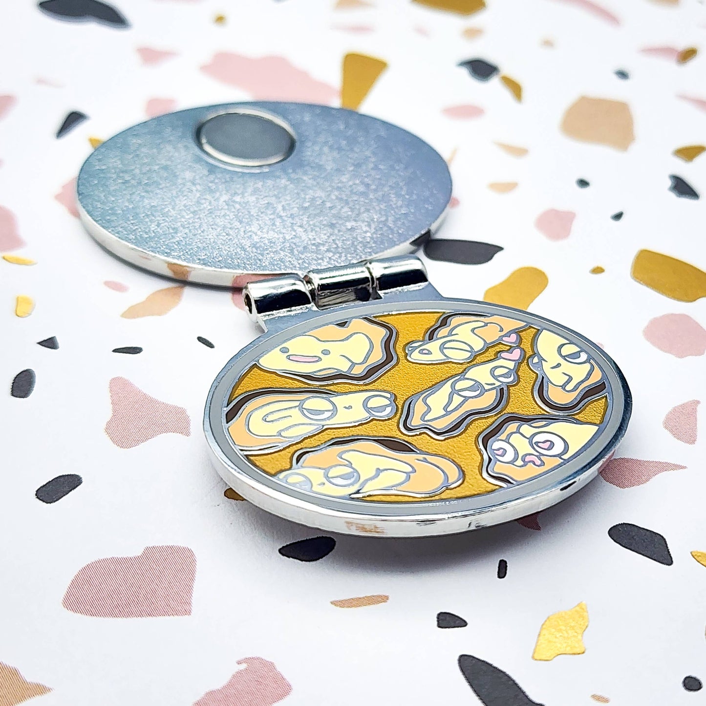 Tinned Oysters Enamel Pin