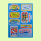 Tinned Fish Riso Sticker Sheet