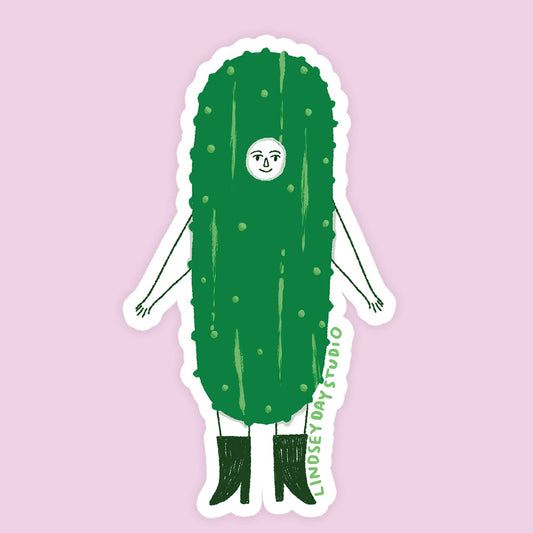Pickle Girl Sticker