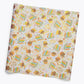 Unrolled sheet of Birthday Cake Wrapping Paper