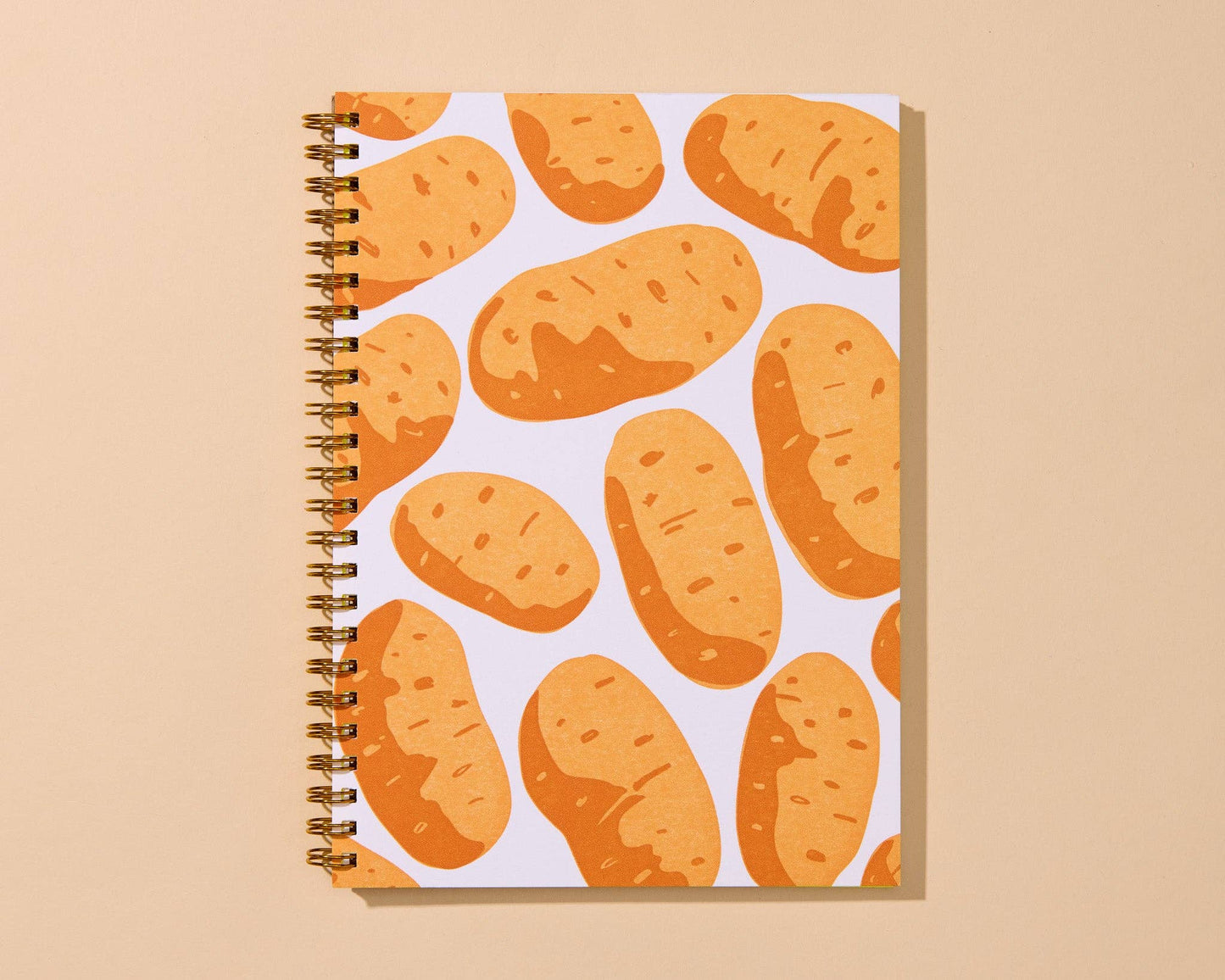 Potato Letterpress Spiral Notebook