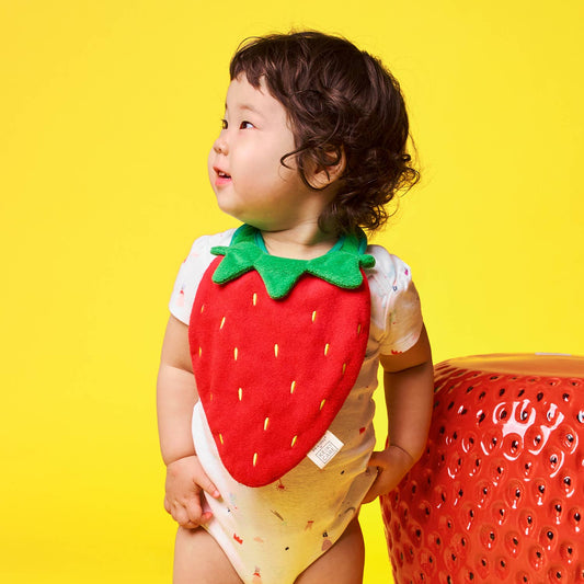 BIB-A-DEEZ™ Drool Bib - Strawberry