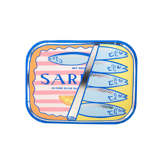 Le Dinner Sardine Can Paper Plates