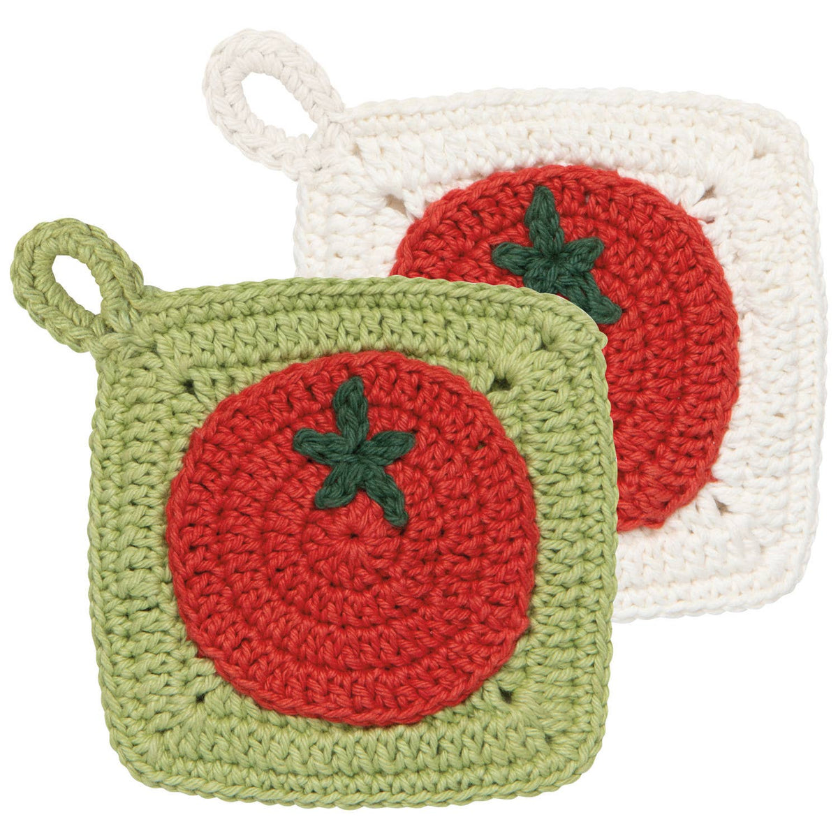 Heirloom Tomatoes Crochet Sponges - Set of 2