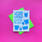 Drink More Water Risograph Greeting Card
