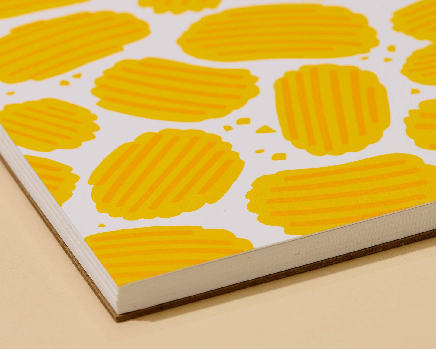 Potato Chip Letterpress Unlined Spiral Notebook