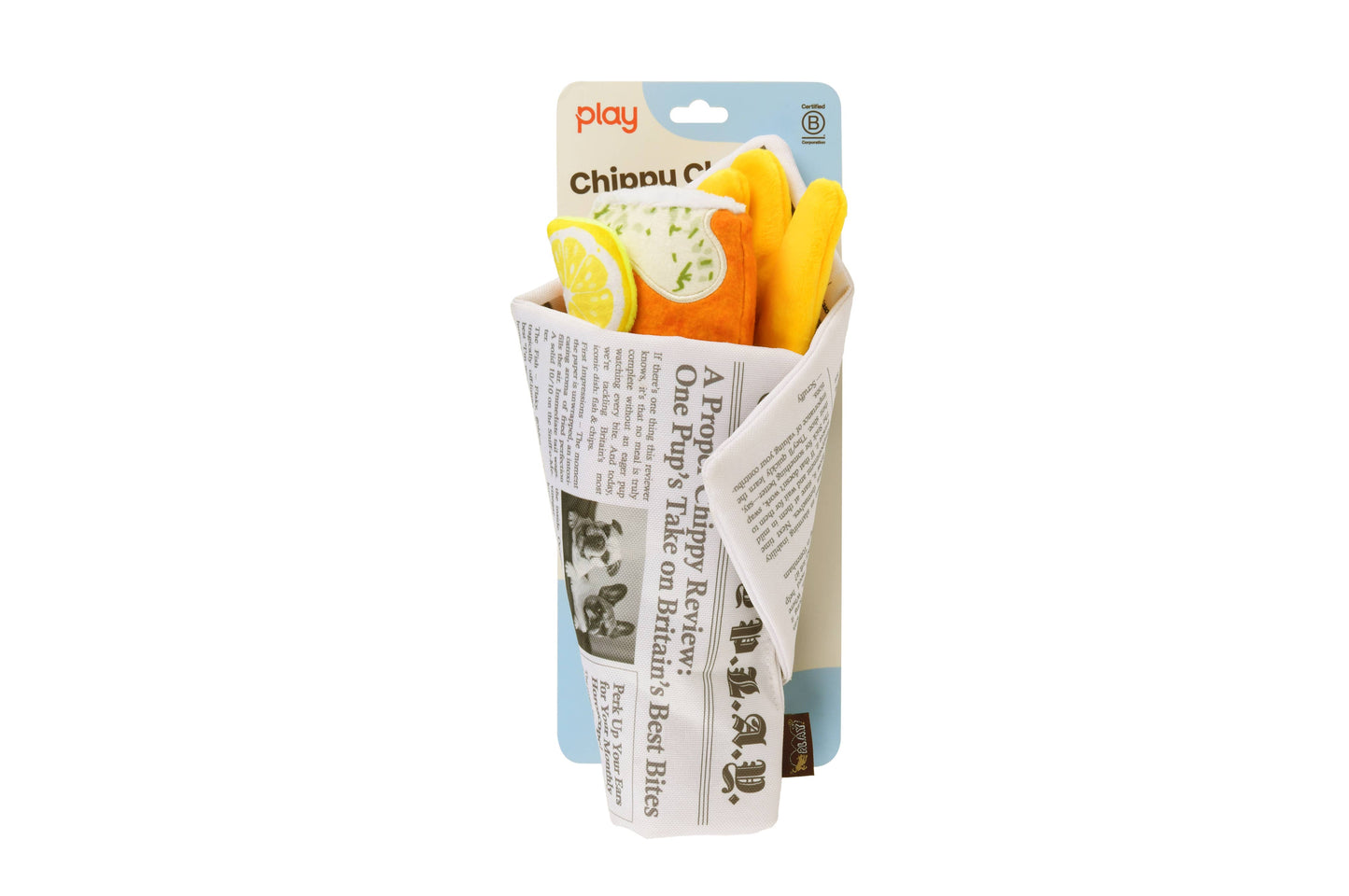 Fish and Chippy Chews Dog Toy