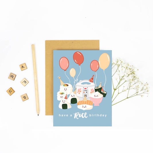 Have a Rice Birthday - Birthday Card