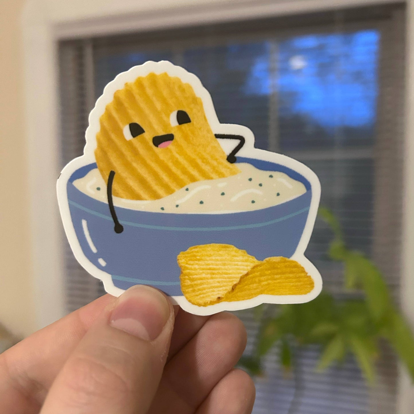 Chips and Dip Sticker