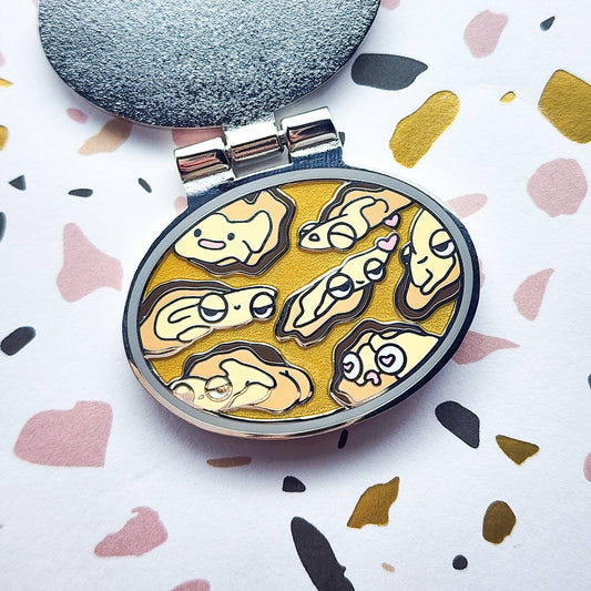 Tinned Oysters Enamel Pin