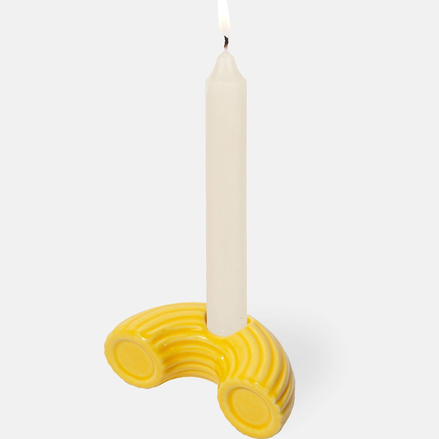 Macaroni Candle Holder